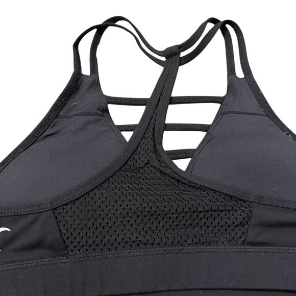 Zyia Active Black Grid T-Back Sports Bra with remoable Pads Size Medium - Picture 6 of 8